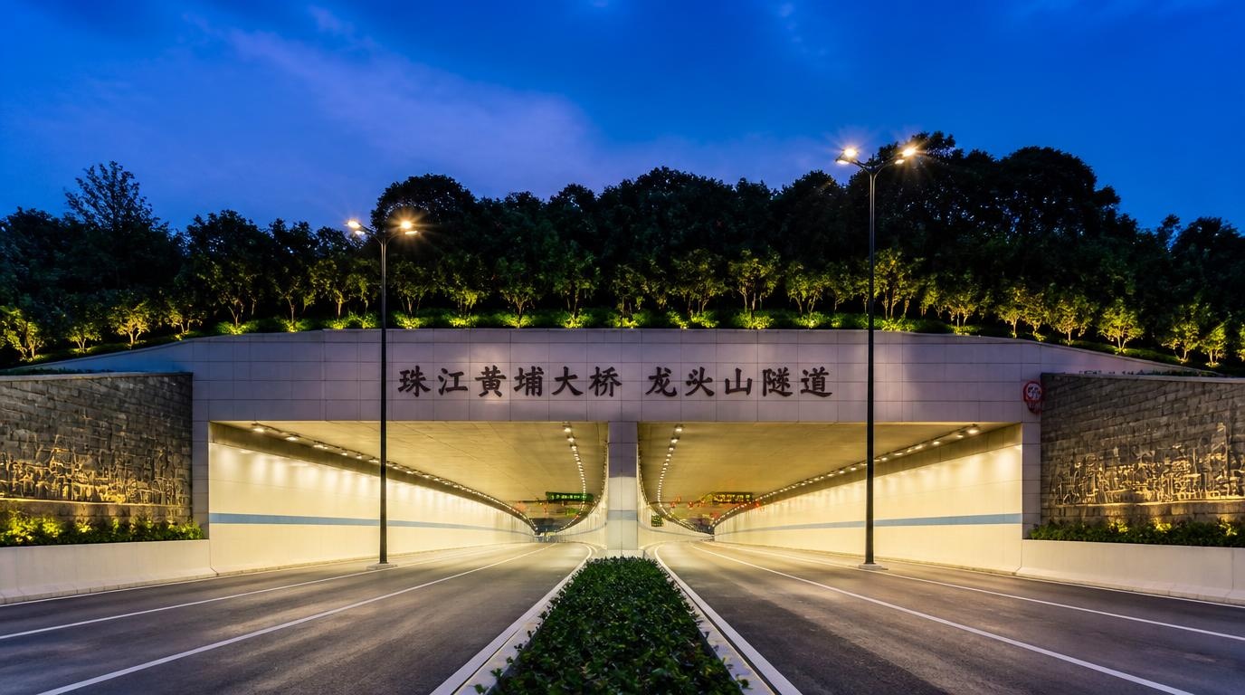 珠江黄埔大桥龙头山隧道