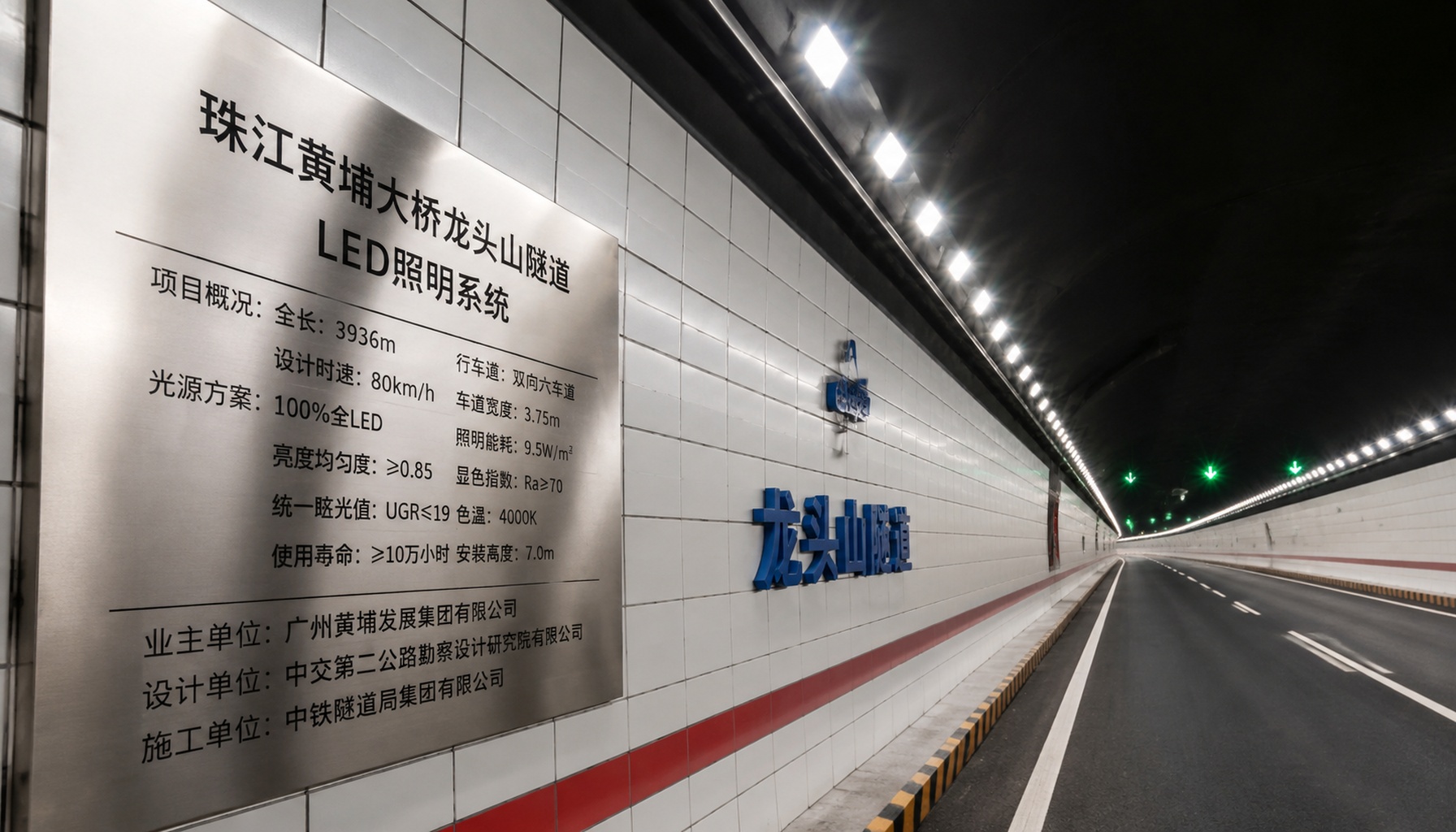 珠江黄埔大桥龙头山隧道 视角3
